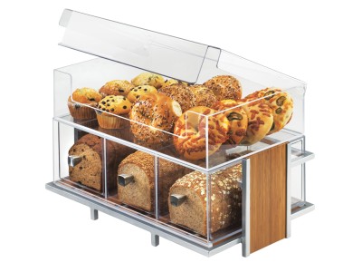 Eco Modern Merchandiser 3 Drawer Bread Box