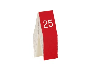 # Tents 3 1/2X5 Red W/Wht 1-25