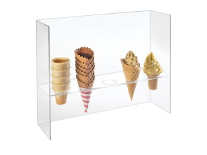 Acrylic Cone Holder with Guard