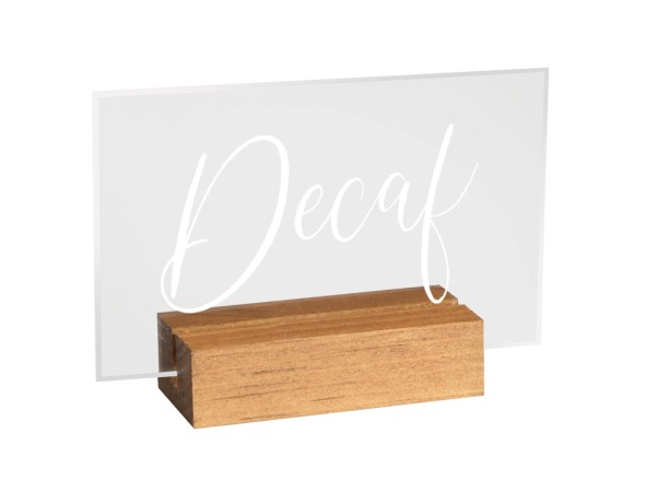 Madera / Clear Acrylic 